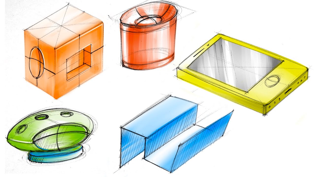 How to Draw Products Using Construction Lines | Step-by-Step Drawing Tutorial