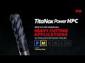 YG 1 Cutting Tools Milling TitaNox Power HPC 5 Flute End Mill For Heavy Cutting Applications
