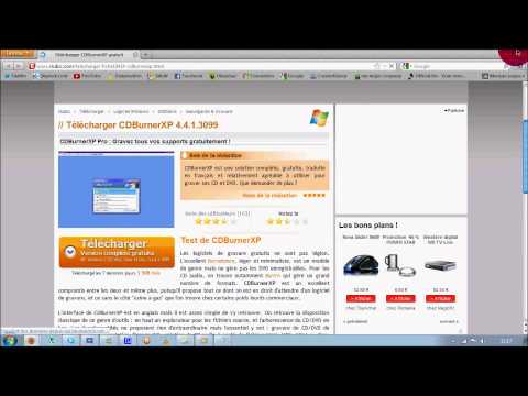 comment installer cdburnerxp