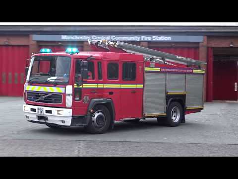 Manchester Cental's Reserve First Pump Turnout - Greater Manchester Fire And Rescue Service