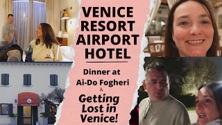Getting Lost in Venice, Checking into Venice Resort Airport Hotel, Room Tour, Di