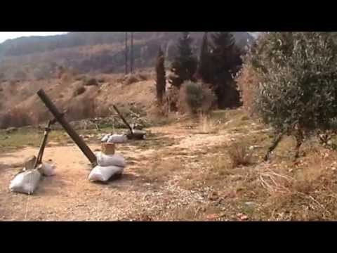 استهداف مقرت النظام في قرية اشتبرق بقذائف الهاون من قبل لواء أحفاد الفاروق في ريف إدلب