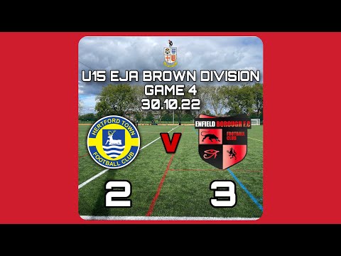 U15 Hertford Town FC v Enfield Borough FC- EJA League Game 4: 30.10.22