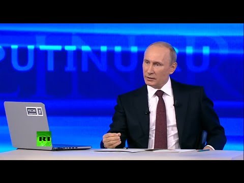 Putin beantwortet Fragen russischer Bürger [Video in englisch]