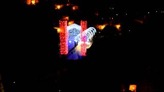 preview picture of video 'Accensione piromusicale Ponte di S.Sebastiano  2012 Novara di Sicilia'