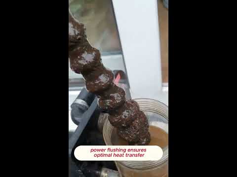 How to power flush a full central heating system