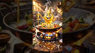 I Am Oil 🔥 I Make Everything Sizzle! #ai #aivideo #shorts