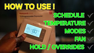 HOW TO GUIDE ... HONEYWELL T3 RTH6360D1002