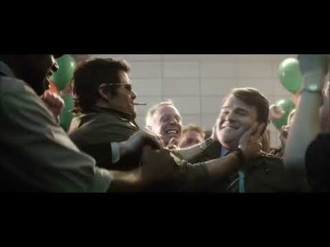 Trailer still: neon nightlife that the soundtrack mirrors with synths and gated drums