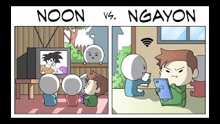 NOON vs. NGAYON (INTERNET) | Pinoy Animation