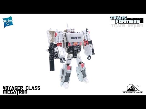 Transformers Titans Return Voyager Class MEGATRON Video Review