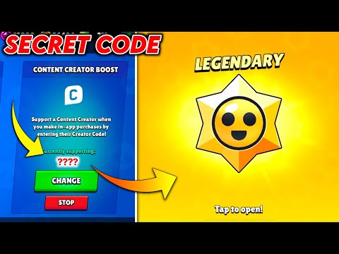 LUCKY CREATOR CODE 🌟 Legendary Star Drop ✓ Brawl Stars