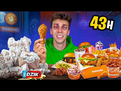 I HAD TO EAT ALL OF THE POPEYES BEFORE I GO TO SLEEP!