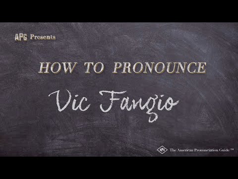 How to Pronounce Vic Fangio (Real Life Examples!)