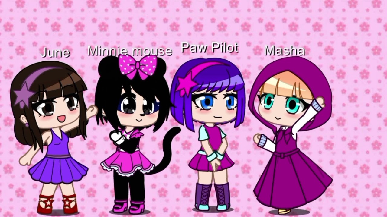 The Paw Pilot Minnie mouse June and Masha Show