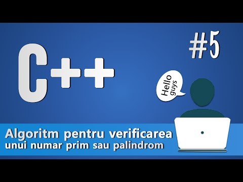 Algoritm verificare numar prim si numar palindrom in C++