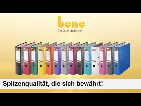 Artikelvideo 1 für AKTION: bene No.1 POWER Ordner orange Kunststoff 8,0 cm DIN A4, Artikelnummer 990002