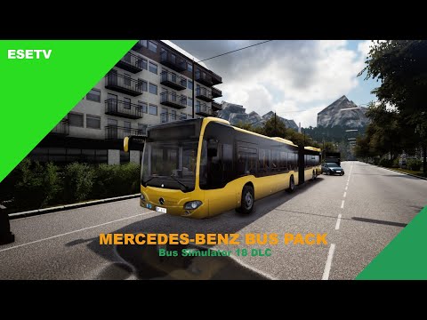 Mercedes-Benz bus pack overview, Bus Simulator 18 DLC showcase