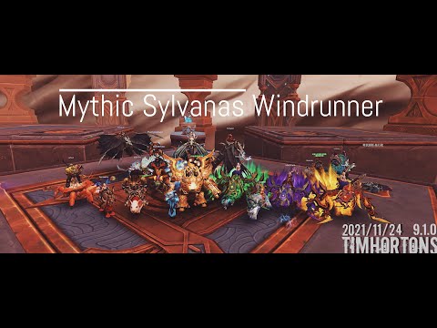 Mythic Sylvanas Windrunner Kill - Retribution Paladin PoV w/ TimHortons -Illidan US