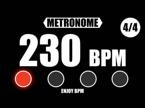 230 BPM 4/4 Metronome