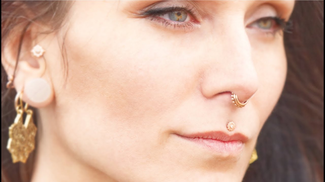 Philtrum / Medusa Piercing - Choosing the Most Flattering Jewelry For You