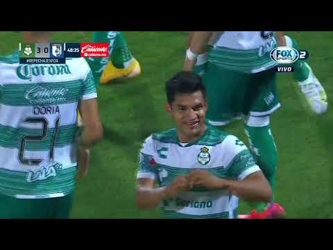 Gol de E. Aguirre | Santos 3-0 Querétaro | Liga BBVA MX - Guard1anes 2021 - Reclasificación