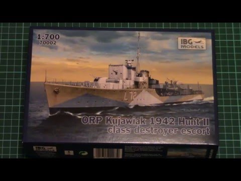 IBG Models 1/700 ORP Kujawiak 1942 Hunt II Class Destroyer Escort (70002)