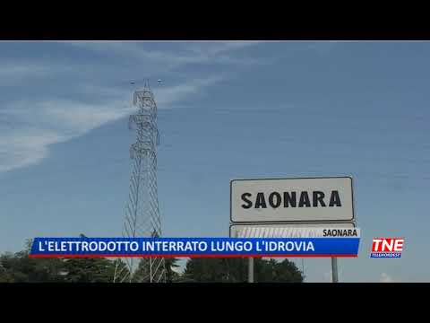 TG (08/08/2019) - L'ELETTRODOTTO INTERRATO LUNGO L'IDROVIA
