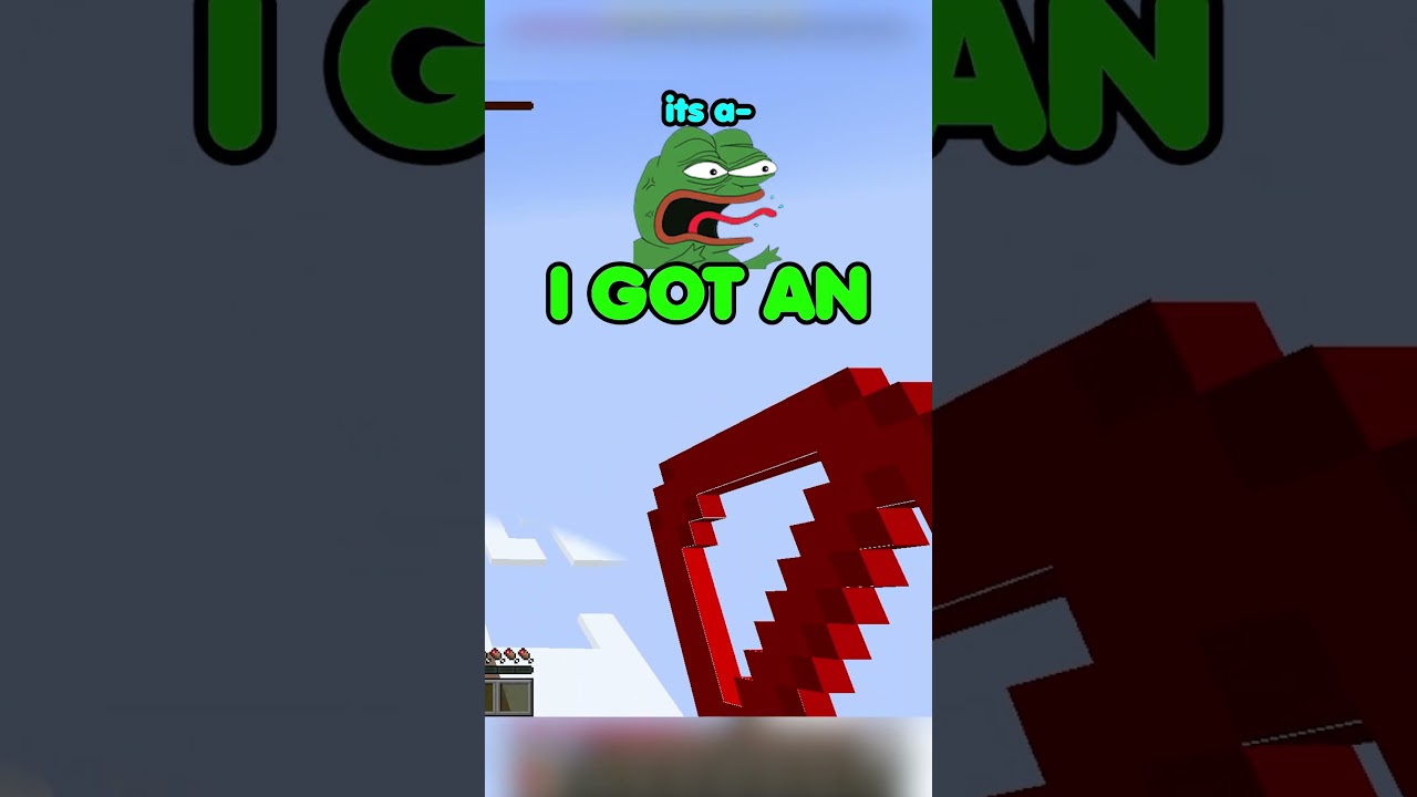 I got a crazy block for this #minecraft #minecraftshorts