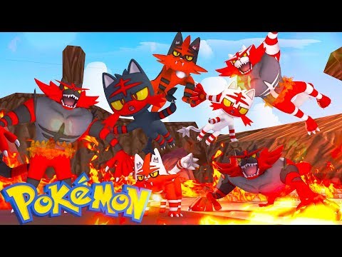 WHO'S YOUR FAMILY? SHINY LITTEN, INCINEROAR E TORRACAT NO MINECRAFT ( Pixelmon )