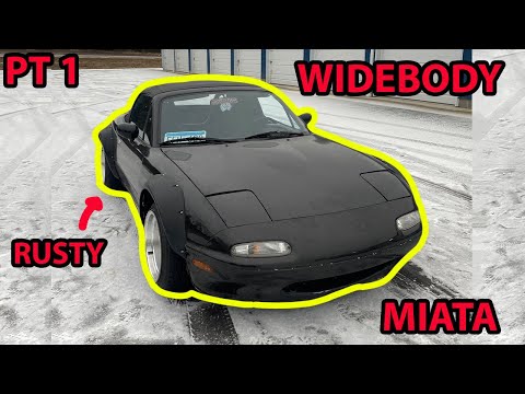 Restoring a Neglected Widebody Miata PT 1