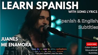 Juanes - Me Enamora (En Vivo) - 2021 - [ENG SUB]  Spanish and English Lyrics - Educational Subtitles
