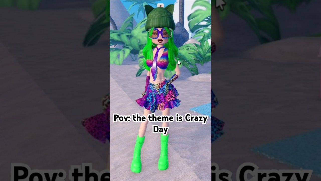 THEME: Crazy Day 🤪❤️How many stars would you rate me?⭐️#roblox #dresstoimpress