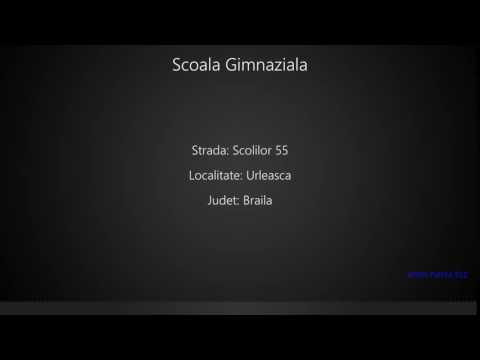 Scoala Gimnaziala Urleasca