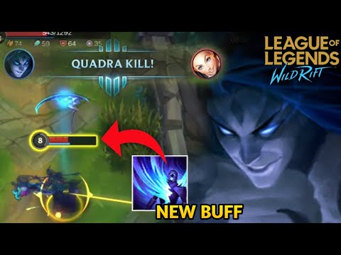 NEW BLUE KAYN BUFF 4.0A | Wild Rift KAYN JUNGLE GAMEPLAY