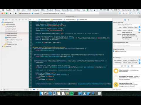 iOS UITableView Empty Section Demo