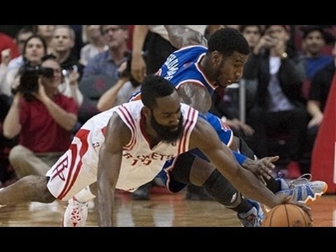 James Harden Scores 37 to Help the Rockets Edge the Knicks