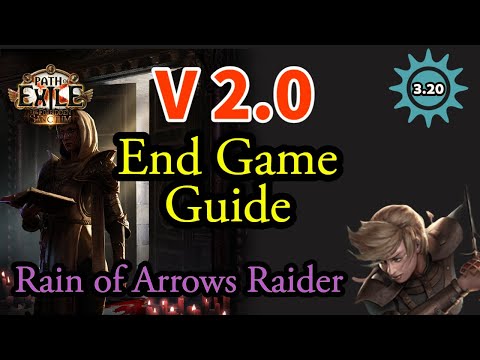 Rain of Arrows Raider 2.0 Updated End Game Guide & POB League Start Path of Exile 3.20
