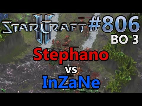 StarCraft 2 - Replay-Cast #806 - Stephano (Z) vs InZaNe (T) [German]
