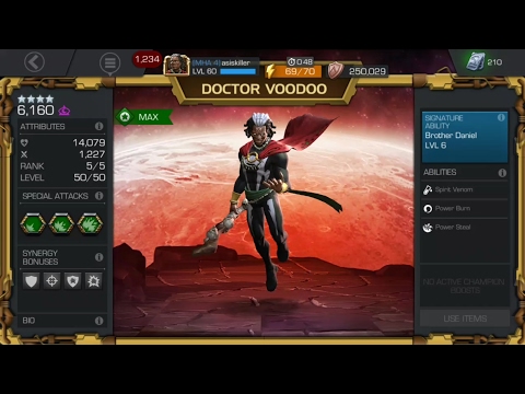 Mcoc - rank 5 dr.voodoo gameplay