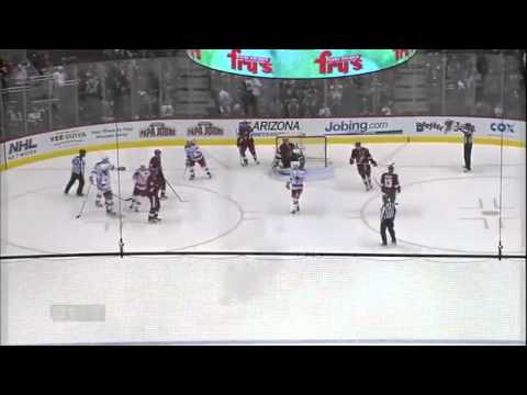 Amazing Brad Richards 0.01 Seconds Left Winning Goal : Rangers vs Coyotes