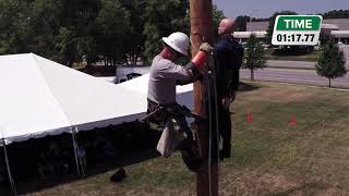 2019 Pole Top Rescue Competition — Matt Byrum, Albemarle EMC