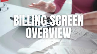 Billing Screen Overview - TPS Cloud Axis