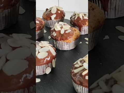 Banana Muffin Magic 🪄 Vegan & Egg-Free! 🧁🍌 #short #shortvideos #shorts