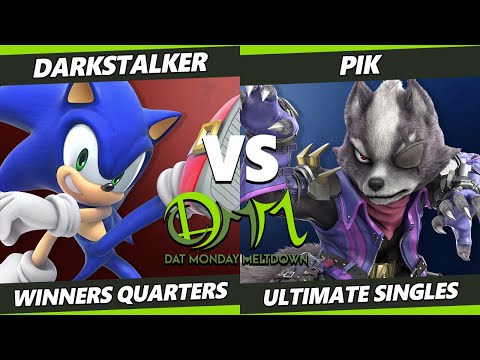 DAT Monday Meltdown 220 Winners Quarters - DarkStalker (Sonic) Vs. Pik (Wolf) SSBU Ultimate