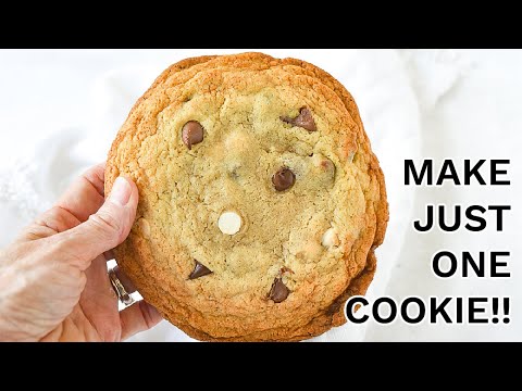 LARGE SINGLE SERVE CHOCOLATE CHIP COOKIE FOR ONE