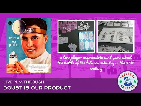 Doubt is Our Product - LIVE Board Game Teach & Playthrough