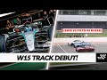 Mercedes W15 First Track Debut In Silverstone Lewis George And Toto Wolff Racing Again Each Other