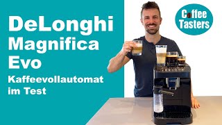 DeLonghi Magnifica Evo Test (neues Modell) ⭐ alle Getränke live zubereitet ++ Kakao-Trick