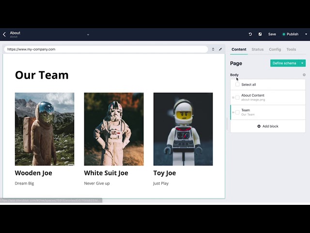 Storyblok product / service